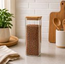 Ver imagem 2 de Pote de Vidro Retangular 2100ml Transparente Kobe