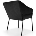 Ver imagem 7 de Kit 3 Cadeiras para Sala de Jantar Estar Living Olívia L02 Couríssimo Preto - Lyam Decor
