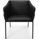 Ver imagem 3 de Kit 3 Cadeiras para Sala de Jantar Estar Living Olívia L02 Couríssimo Preto - Lyam Decor