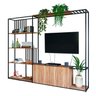 Conjunto de Estante Industrial para Tv Spring com 252cm - 2
