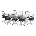 Ver imagem 4 de Mesa de Reunião para Escritório 220x100cm Me4190 Branco