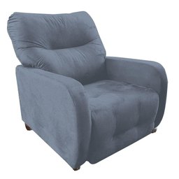 Poltrona para Reclinável Suede Imperio Moderno Grafitte - 2