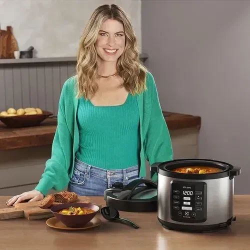 Panela de Pressão Elétrica Electrolux por Rita Lobo 5l 220v - 10