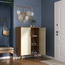 Ver imagem 1 de Sapateira 2 Portas Apolo Cinamomo/off White - Moville