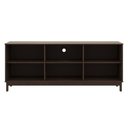 Ver imagem 5 de Rack TV 80 pol 160cm 2 Portas Madeira Maciça Vitalis Café F07 - Mpozenato