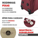 Ver imagem 3 de Mala Viagem Sacola Santino Sardenha Nds501 Rodinhas Bordo Anac