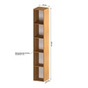 Ver imagem 3 de Estante Horizontal ou Vertical 5 Nichos 186cm X 30cm Liverpool