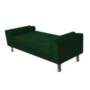 Ver imagem 3 de Recamier Baú Félix Solteiro 100cm Suede Verde