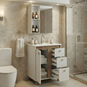 Ver imagem 3 de Conjunto Gabinete de Banheiro Renata com Pé 60cm