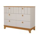 Ver imagem 7 de Quarto de Bebê 1 Berço 1 Cômoda 6 Gavetas 1 Guarda Roupas 4 Portas 4 Gavetas Chantilly