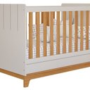 Ver imagem 5 de Conjunto Quarto de Bebê 1 Berço 1 Cômoda 6 Gavetas Chantilly Bege/Off White/Nature