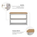 Ver mais imagens de Sapateira Banco Safira para Hall de Entrada Quarto com 2 Nichos