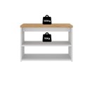 Ver imagem 5 de Sapateira Banco Calçadeira para Quarto com 2 Nichos Safira Branco