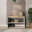 Ver imagem 1 de Sapateira Banco Safira para Hall de Entrada Quarto com 2 Nichos