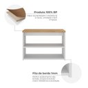Ver imagem 7 de Sapateira Banco Calçadeira para Quarto com 2 Nichos Safira Branco
