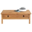 Ver mais imagens de Mesa de Centro Madeira Maciça Retangular 1 Gavetas Rústico Idimex