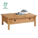 Ver imagem 7 de Mesa de Centro Madeira Maciça Retangular 1 Gavetas Rústico Idimex