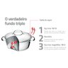 Caçarola Funda Allegra em Aço Inox com Fundo Triplo 16 Cm 1.5 Litros Tramontina - 8