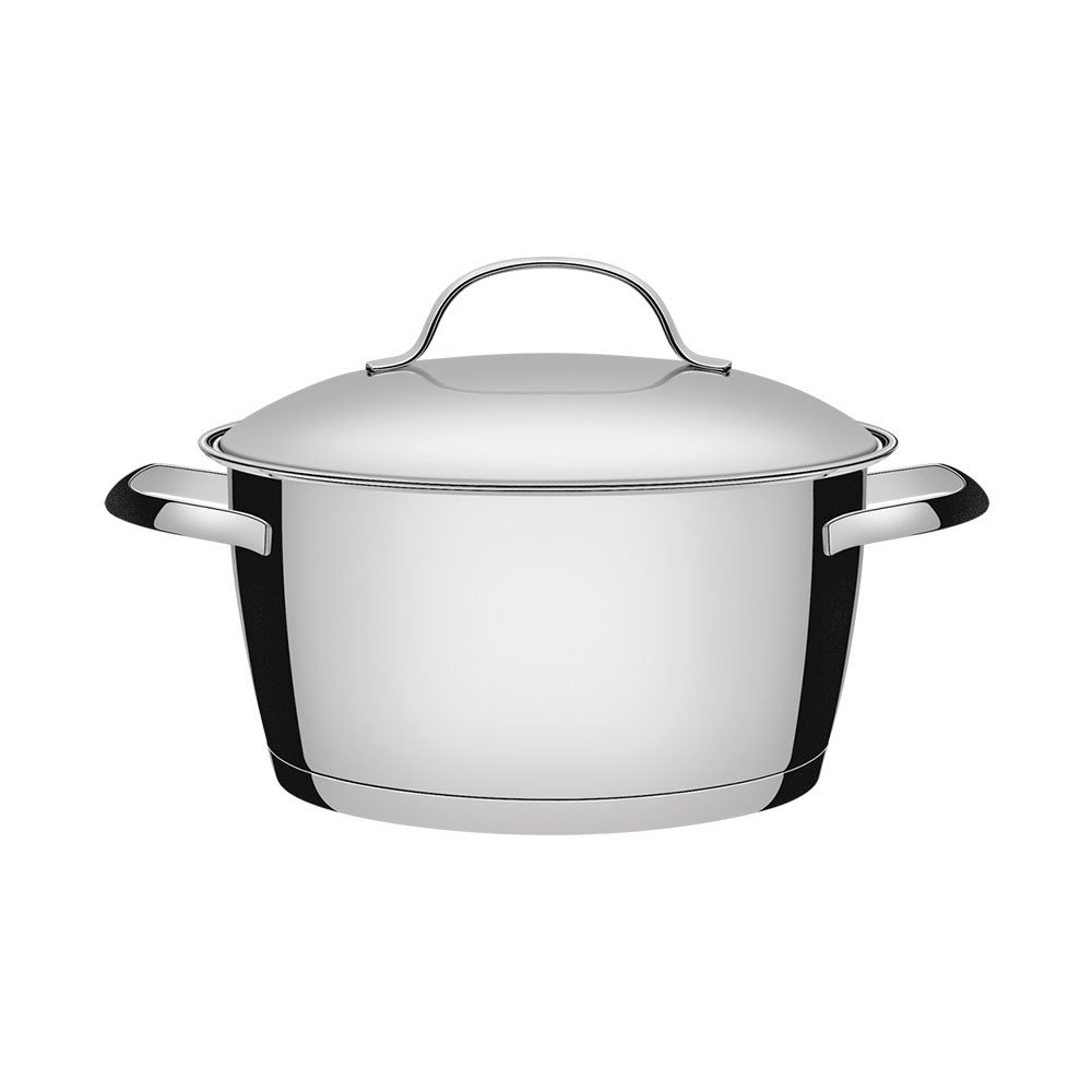 Caçarola Funda Allegra em Aço Inox com Fundo Triplo 16 Cm 1.5 Litros Tramontina - 1
