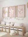 Ver imagem 1 de Kit 3 Quadros Decorativos Infantil Flores No1