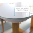 Ver imagem 5 de Conjunto Sala de Jantar 4 Lugares em Madeira Maciça Mesa e Cadeiras Lisy Veludo Móveis Mix
