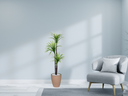 Ver imagem 2 de Planta Artificial Árvore Yucca 1,50m 3 Folhas Kit + Vaso E. Bege 32cm
