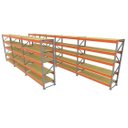 Ver imagem 1 de Kit 7 Mini Porta Pallet 250 Kg 180x200x60 (cxlxp)