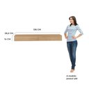 Ver imagem 4 de Rack com Nicho Suspenso Sierra para Tv 50 Polegadas Bancada Flutuante Sala Quarto