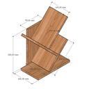 Ver imagem 5 de Estante Livreiro Porta Livros Madeira Prateleira