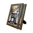 Ver imagem 1 de Kit 2 Porta Retrato 20x30 Decorativo Fotos Apoio Gravata Acetato Aparador Fotográfico Cor:tabaco