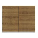 Ver imagem 7 de Armário de Cozinha Aéreo 80 cm 2 Portas Branco/Rustic Glamy Madesa