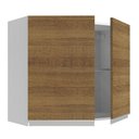 Ver imagem 6 de Armário de Cozinha Aéreo 80 cm 2 Portas Branco/Rustic Glamy Madesa