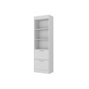 Ver imagem 2 de Estante de Livros 53,5CMX177CM Livreiro Office com 2 Portas e 2 Prateleiras Vegas Branco