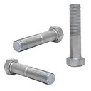 Ver imagem 1 de PARAFUSO SEXTAVADO RP DIN 931 M8 X 55 ZINCO BRANCO - 50PÇS