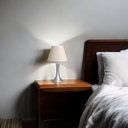 Ver imagem 5 de Abajur Cinza Decoração de Quarto Paris Pequeno com Cúpula