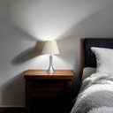 Ver imagem 4 de Abajur Cinza Decoração de Quarto Paris Pequeno com Cúpula