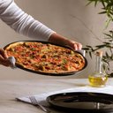 Ver imagem 3 de Jogo 12 Pratos de Vidro Black Friends Time Pizza Opalino 32cm Lyor