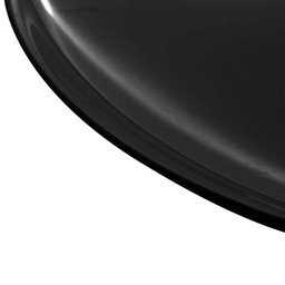 Jogo 12 Pratos de Vidro Black Friends Time Pizza Opalino 32cm Lyor - 6