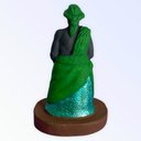 Ver imagem 3 de Escultura Orixá Ossaim em Resina 10 cm