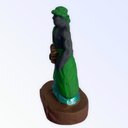 Ver imagem 2 de Escultura Orixá Ossaim em Resina 10 cm