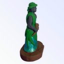 Ver imagem 4 de Escultura Orixá Ossaim em Resina 10 cm