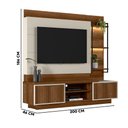 Ver imagem 4 de Estante Home para TV 65 polegadas Belmonte Linea Brasil