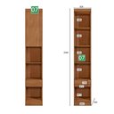 Ver imagem 2 de Guarda-roupa Em Mdf Com 12 Portas E 8 Gavetas Cumaru