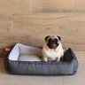 Cama Pet Pug Cinza e Preto 68 cm - 5