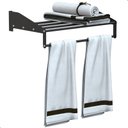 Ver imagem 5 de Suporte para Toalha de Banho Toalheiro Hotel Preto Tallin