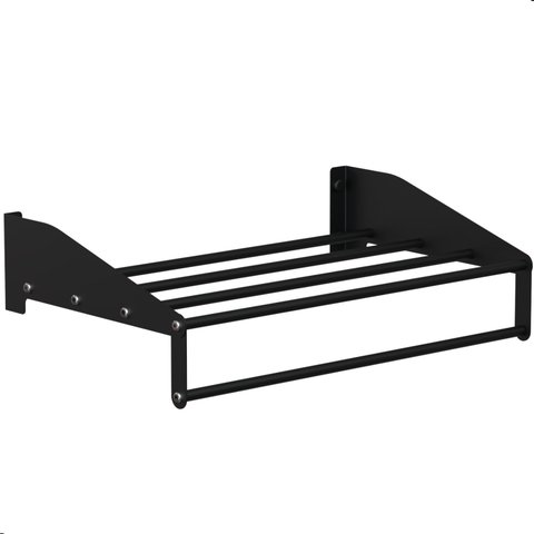 Suporte para Toalha de Banho Toalheiro Hotel Preto Tallin