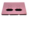Interruptor Touch Tok Glass 4 Pads +2 Tomadas Wi-Fi Rose 4X4 - 1