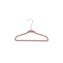 Kit de 10 Cabides Infantis de Veludo Toqzinho Rosa - Oikos - 1
