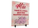 Ver imagem 3 de Porta Retrato Dia Das Mães Decorativo em Azulejo 20 X 15 Cm Coleção Tea & Amor Azumae012