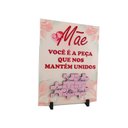 Ver imagem 3 de Porta Retrato Dia Das Mães Decorativo em Azulejo 20 X 15 Cm Coleção Tea & Amor Azumae012